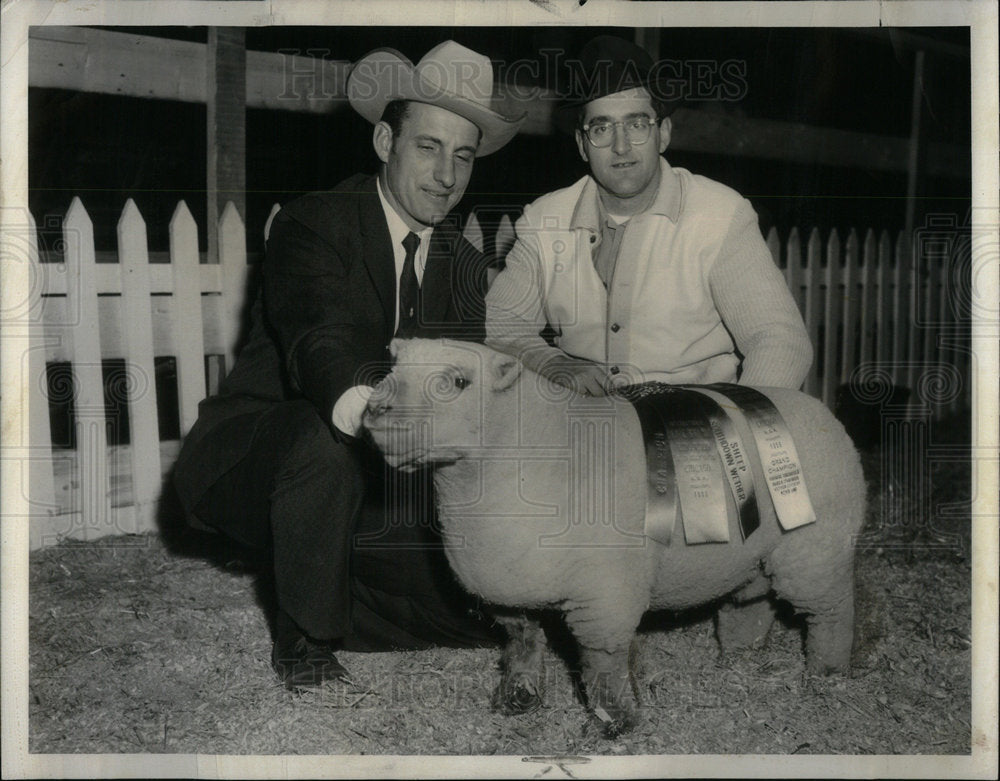 1959 Grand Champ Lamb Chicago Livestock - Historic Images