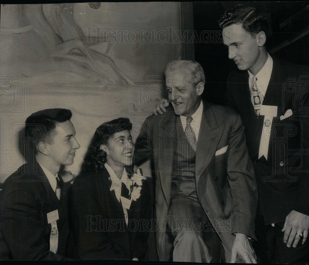 1948 three high-ranking junior officials - Historic Images