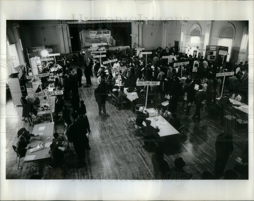 1968 Job Fair West Side Youthpower Church - Historic Images