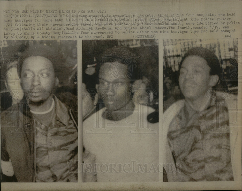 1973 Brooklyn Salih Ali Abdhullah Ar Rahm - Historic Images