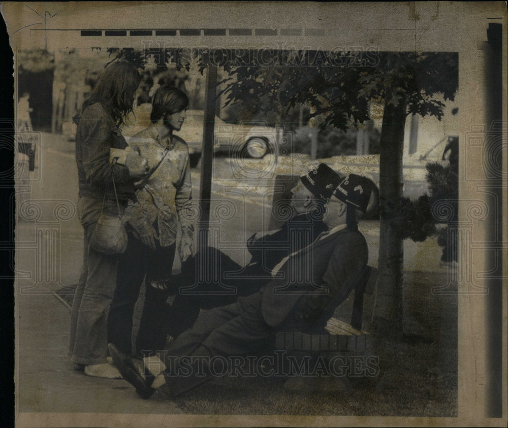 1969 Shrine conventioneers Seattle Center - Historic Images