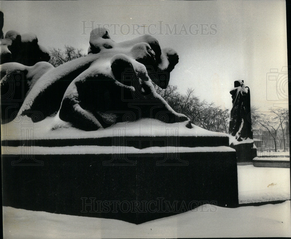 1965 Snowstorms Chicago Area.-Historic Images