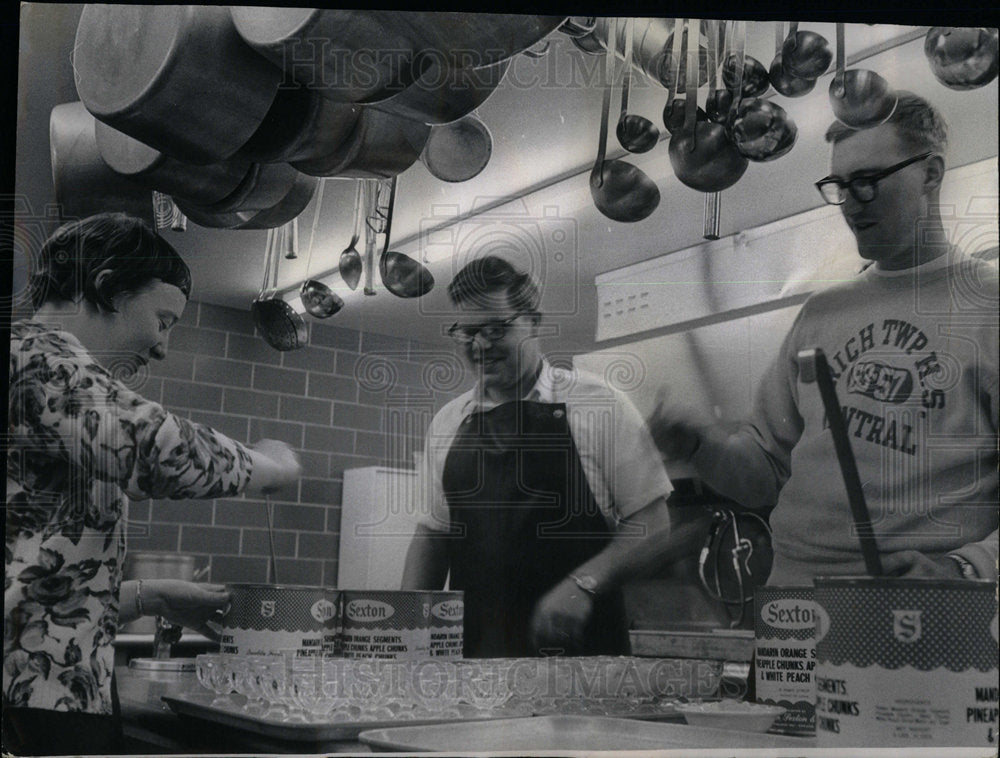 1967 Rich Central Highscool Snow Storm - Historic Images