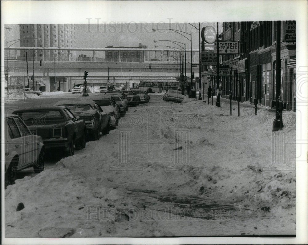 1979 Cars Parked Chicago 10 Feet Away Curb - Historic Images