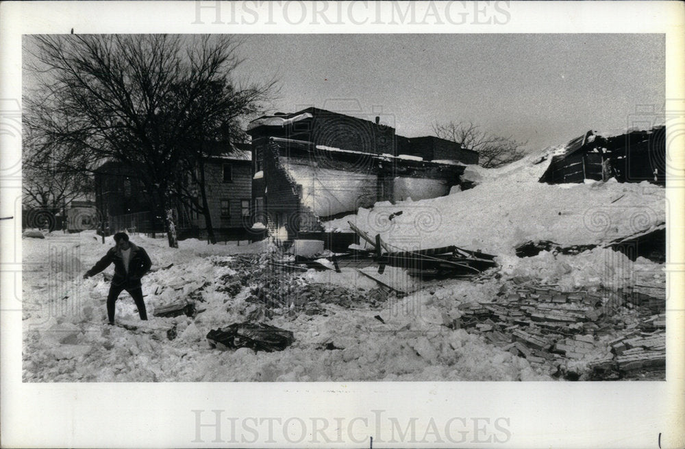 1979 Roof Warehouse Altgeld Chicago Sunday - Historic Images