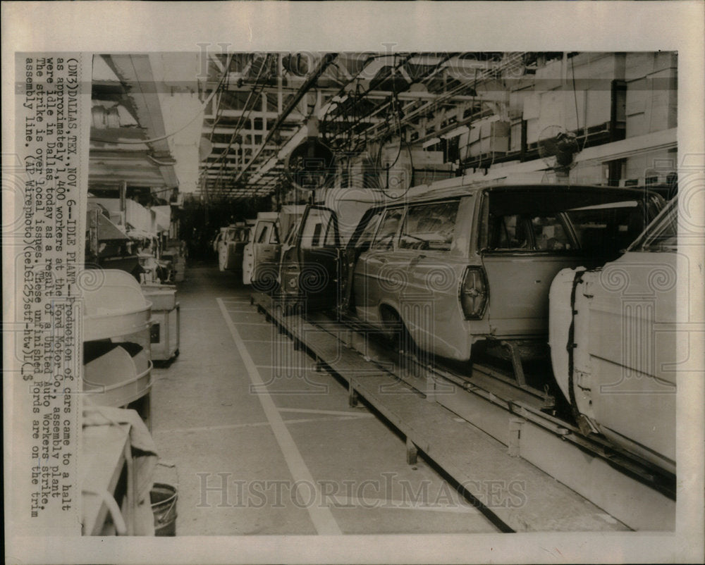 Idle Plan Fort Motor Co United Auto Workers - Historic Images