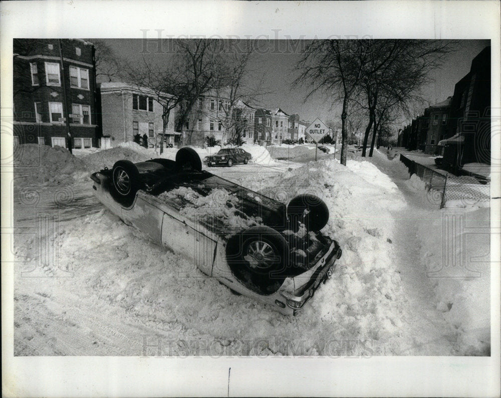 1979 Can snowbank Argyle Ridge way vechicle - Historic Images