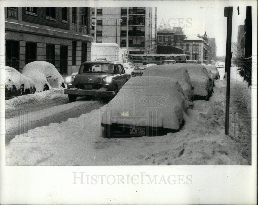 1979 Blue Goethe Snow patrol Chicago Town - Historic Images