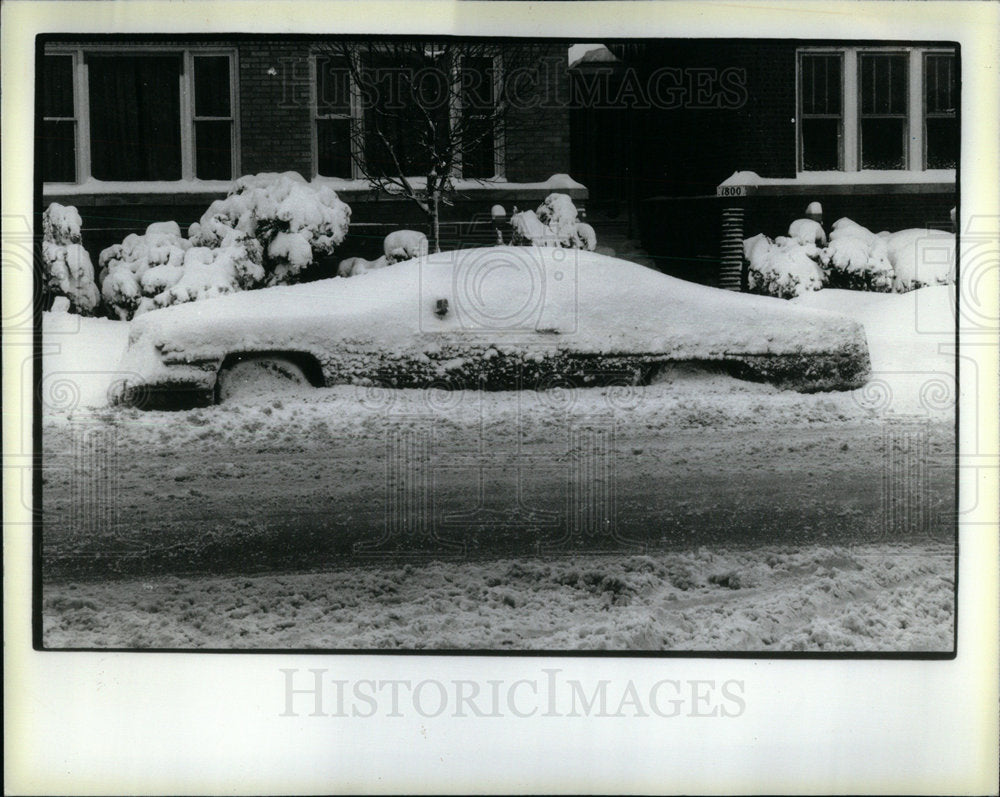 1985 SNOWSTORMS  CHICAGO - Historic Images