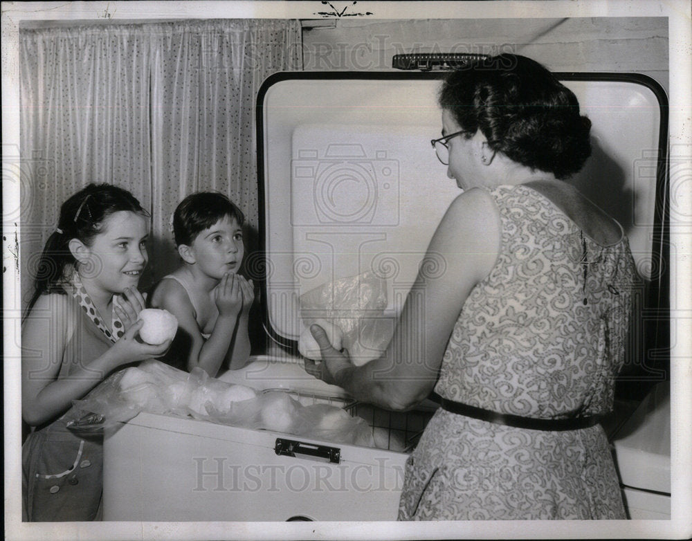 1960 Snowball Fight in June Cicero Illinois - Historic Images