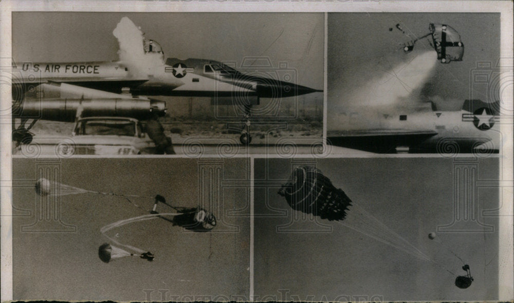 1961 U.S. Airforce Plane Ejection Capsules - Historic Images