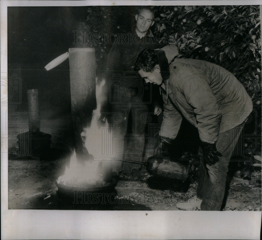 1962 Student Ron Schirm Doug Harris Fire - Historic Images