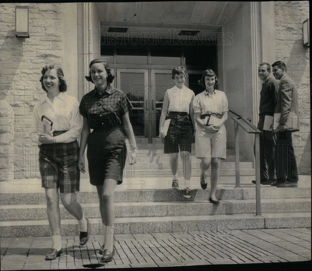 1956 NU student Decree short Janet Anderson - Historic Images