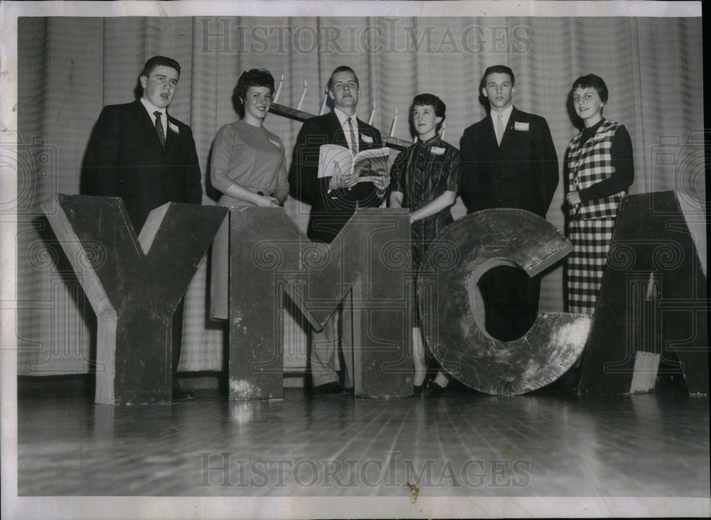 1959 Robert Valleni Joyce Skinkle YMCA Lind - Historic Images