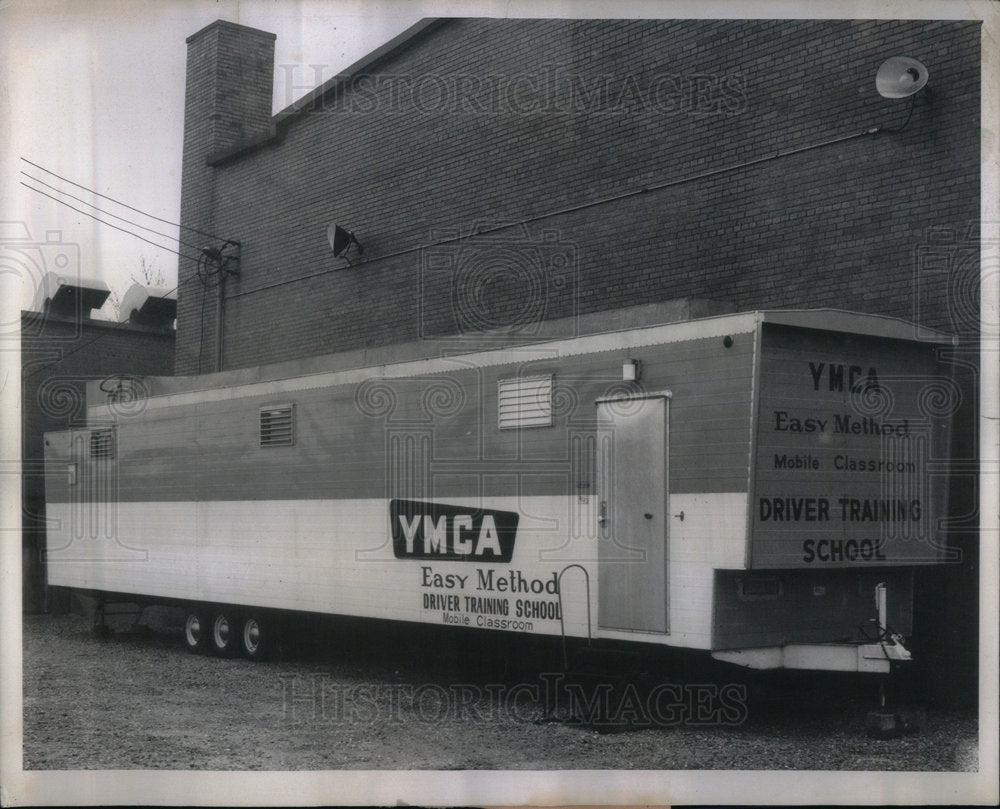 1961 Classroom Exterior View Trailer - Historic Images