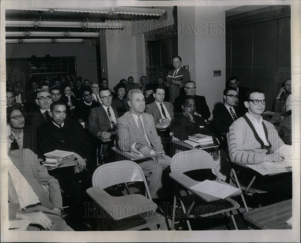 1961 Roland H Bradlay Y C M A Students - Historic Images