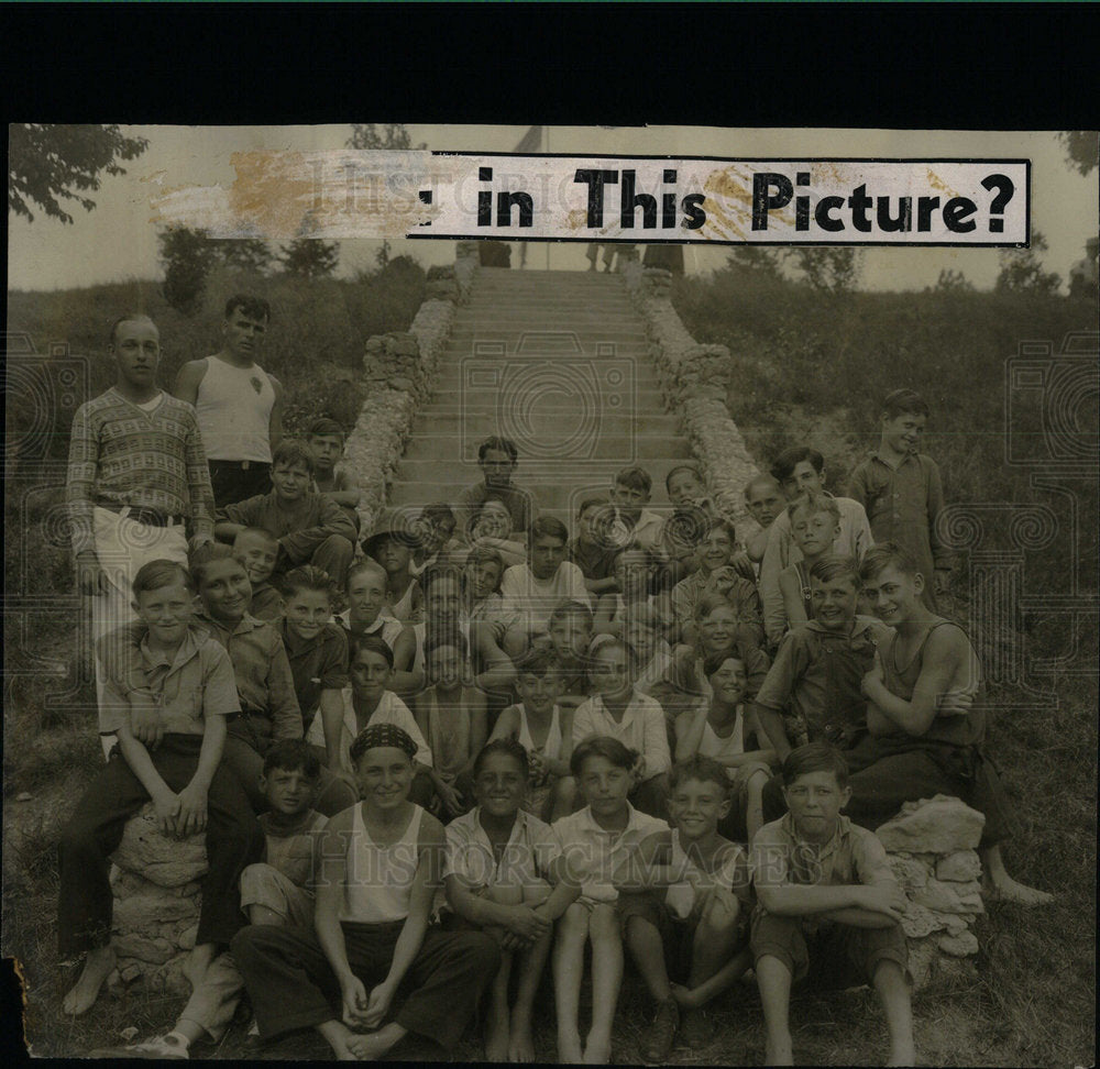 Group of Boys in the above picture. - Historic Images