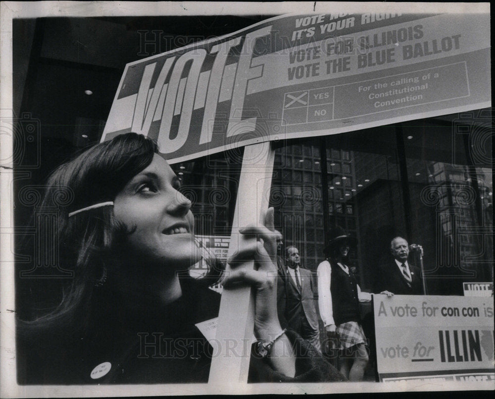 1968 Constitutional Convention Rally - Historic Images