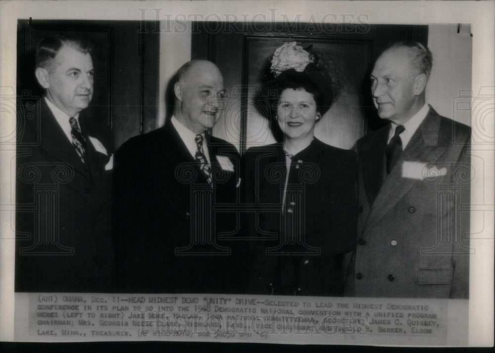 1947 James C Quiley Midwest Democratic - Historic Images