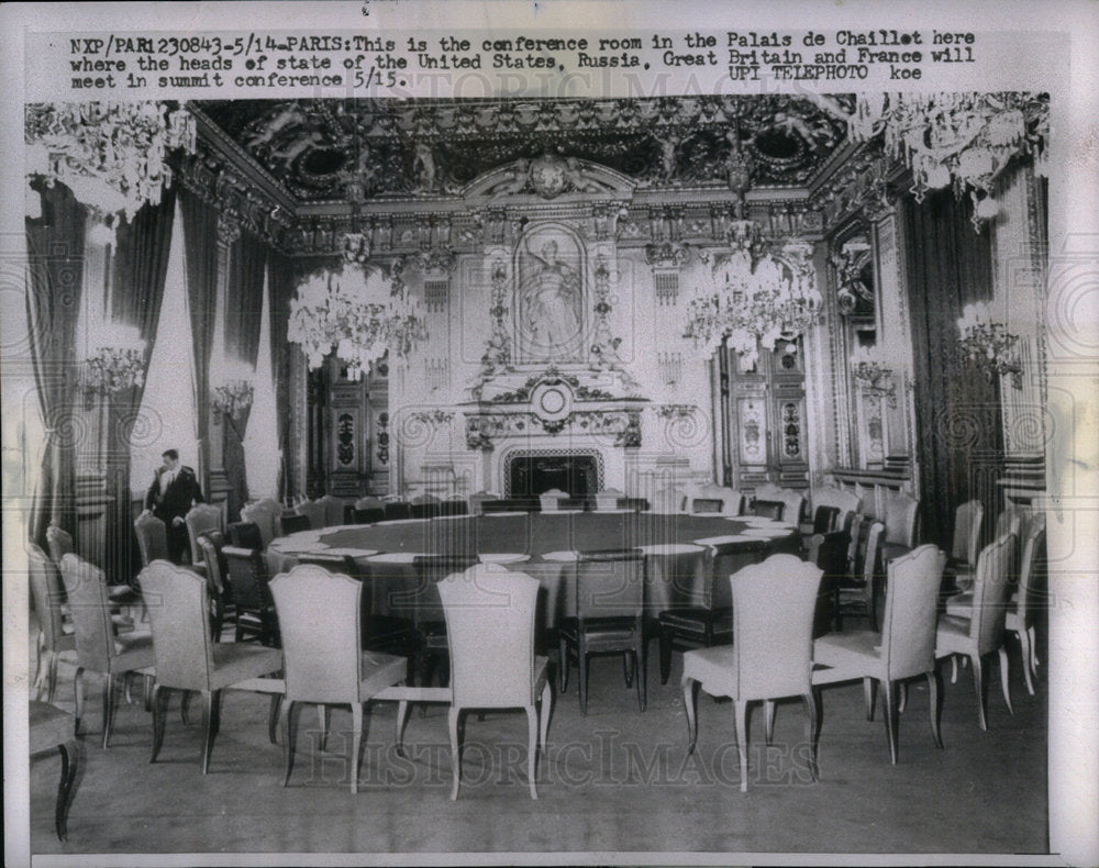 1960 The Summit Conference room. - Historic Images