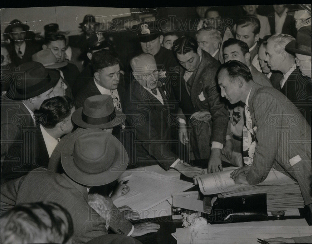 1946 Ben Romano Robert Vote Count Drama - Historic Images