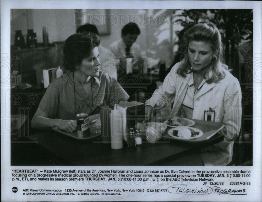 1988 Kate Mulgrew Laura Johnson Joanne Eve - Historic Images