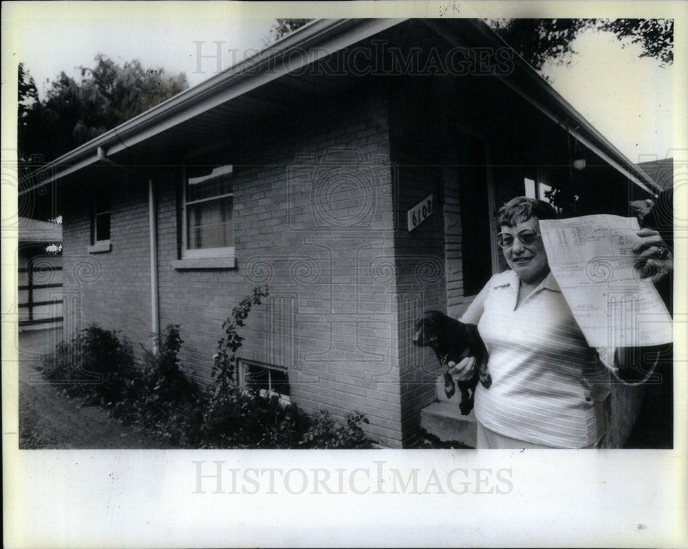 1983 June Rothrock Cook County Taxes Bill-Historic Images