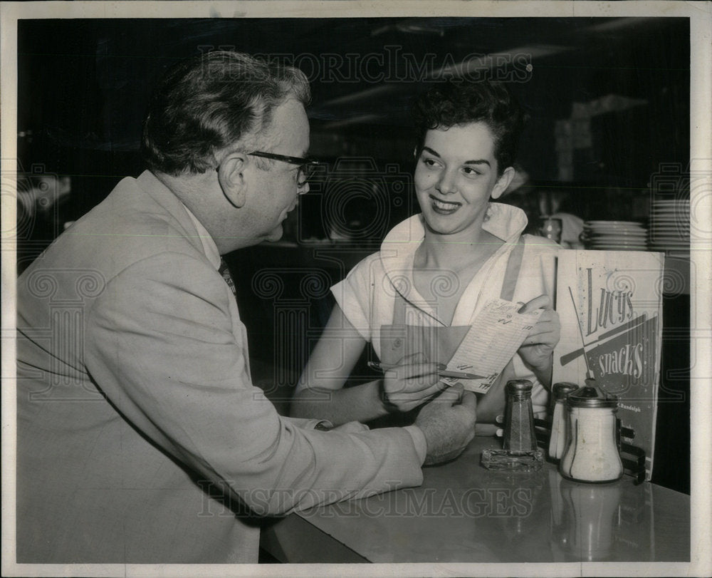 1955 Donald Ashton Harver Patrica Garippio - Historic Images