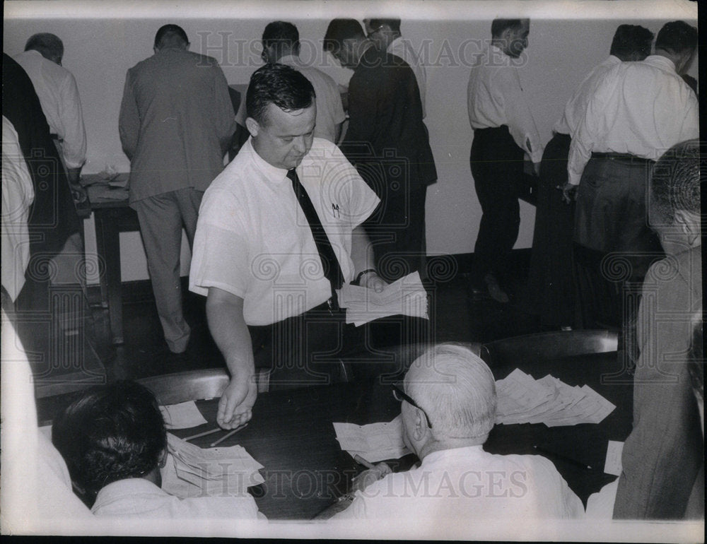 1961 National Labor Relations Board Vote - Historic Images