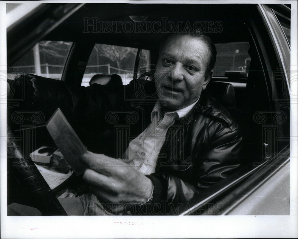 1990 Billy Williams Mario Tames Cab Drivers - Historic Images