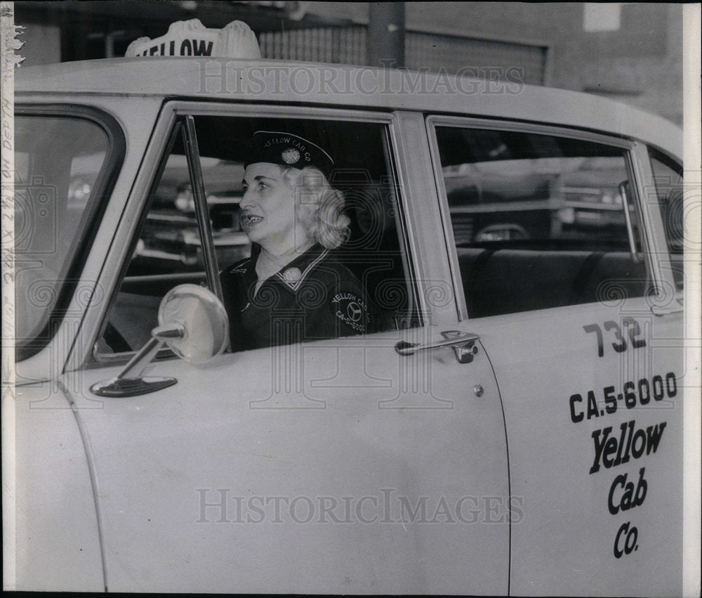 1966 Women Taxi Cab Drivers - Historic Images