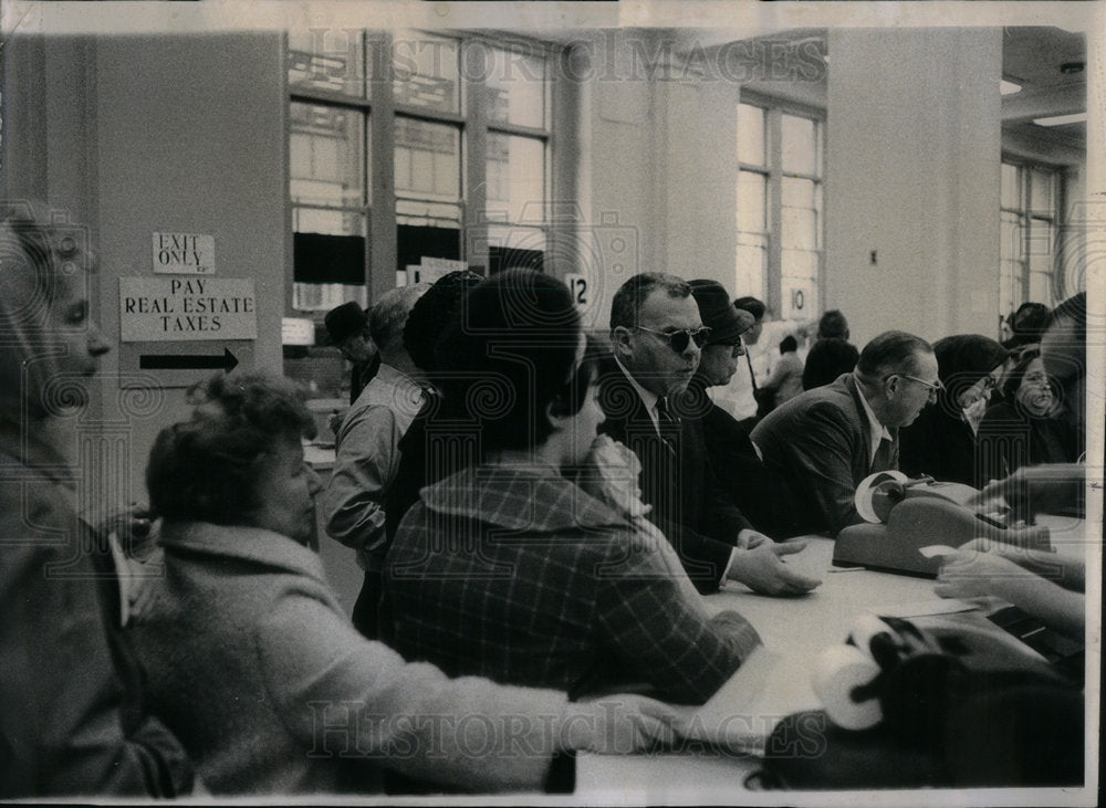 1968 Real Estate Tax Bill Duene Hall June - Historic Images