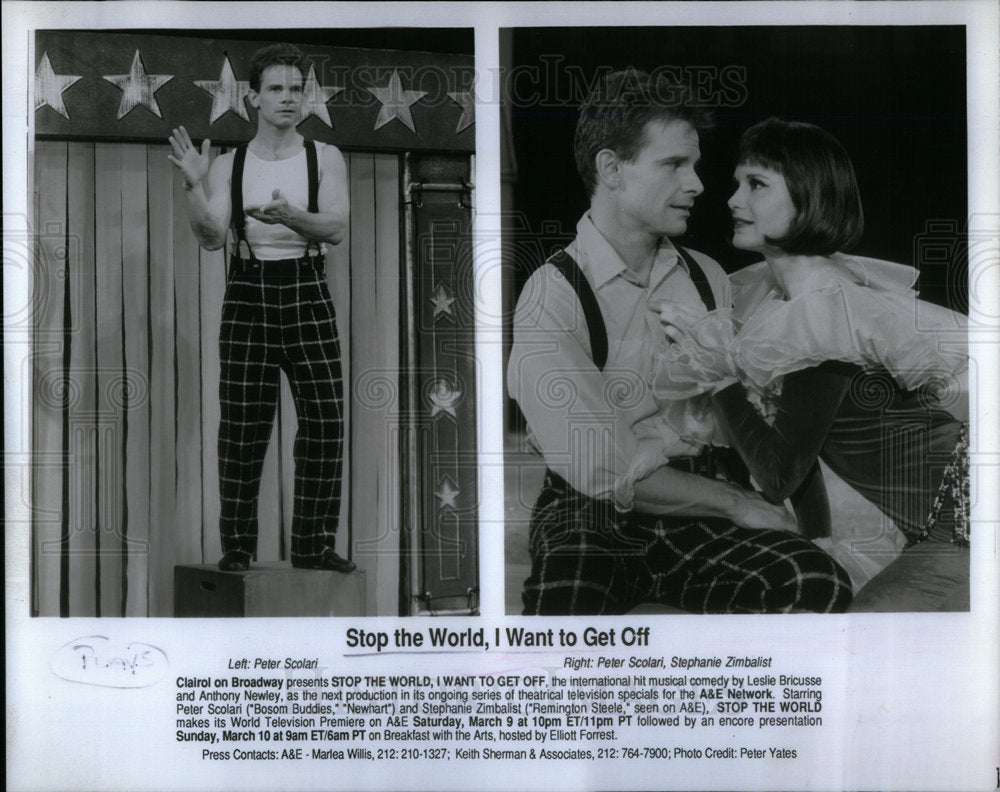 Peter Scolari Stephanie Zimbalist Clairol - Historic Images