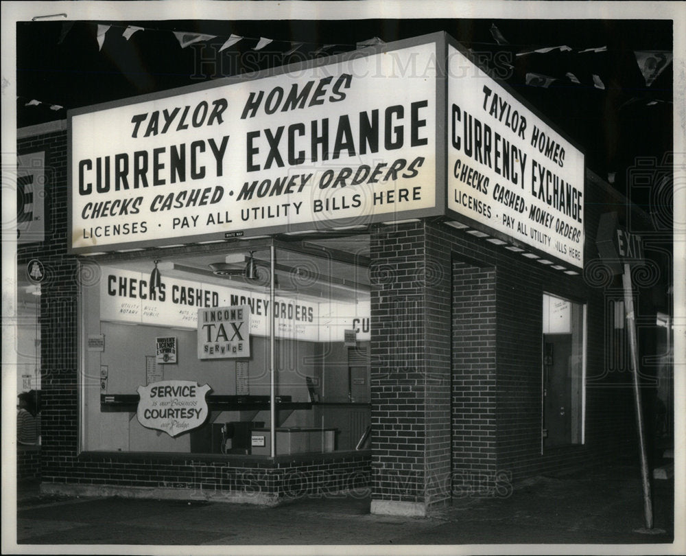 1964 Taylor Homes Currency Exchange Howritz - Historic Images