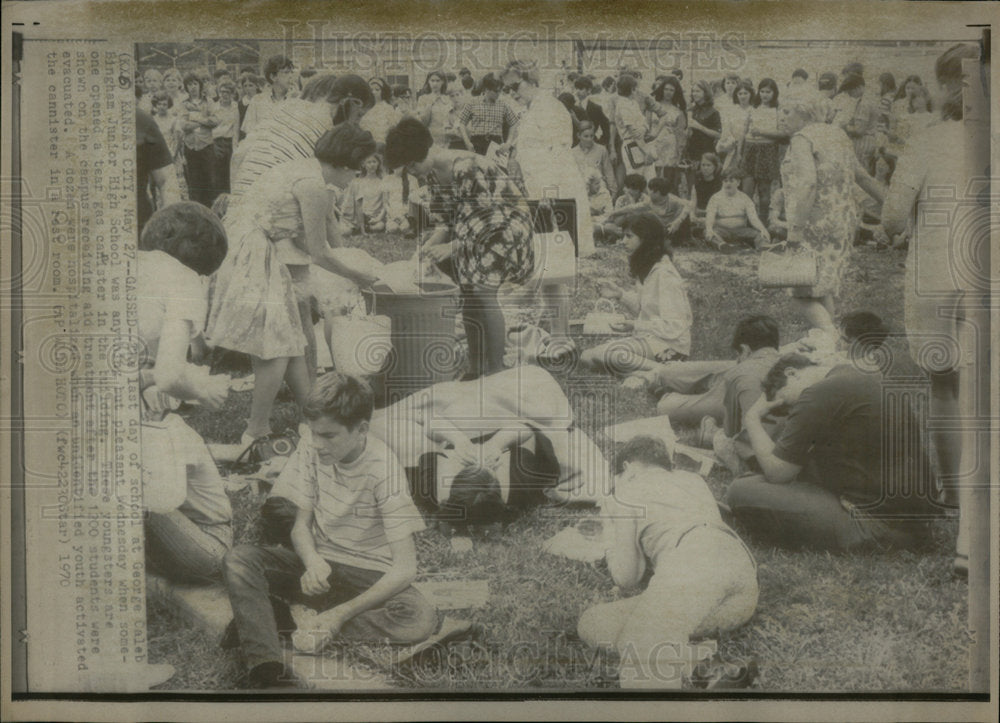 1970 Kansan George Binghar Teen Age High - Historic Images