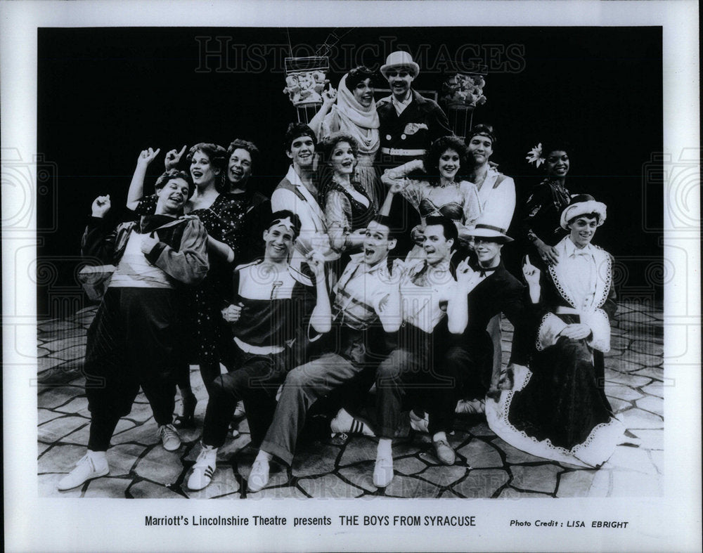 1985 Marriotts theater Boys From Syracuse - Historic Images