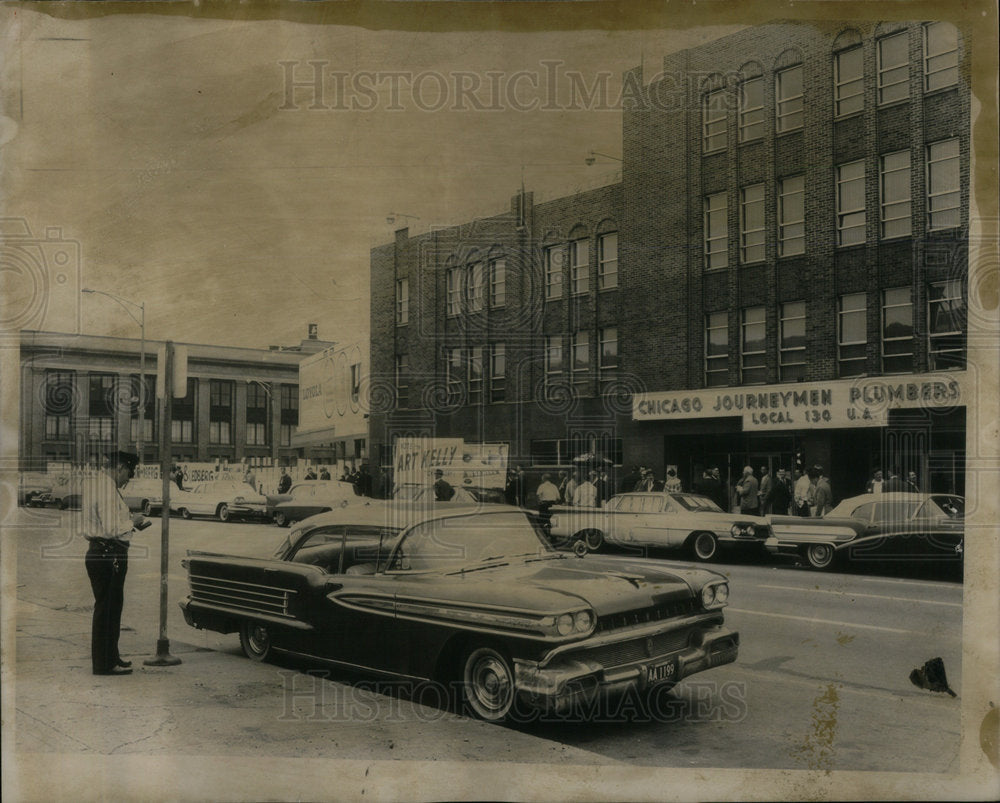 1962 Traffic Policeman Banners Hullabaloo - Historic Images