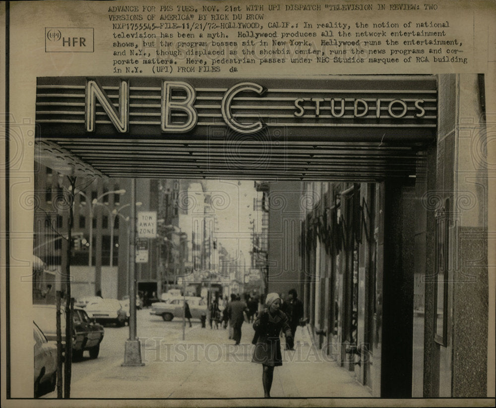 1972 NBC National Broadcasting Company NY - Historic Images