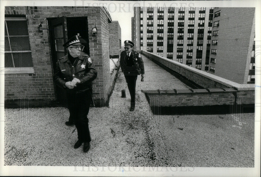 1980 Police Officers Evelyn Ocasio - Historic Images