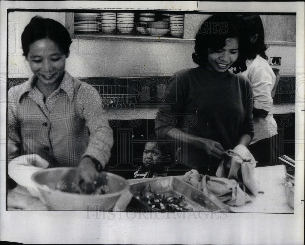 1975 Cambodian Refugee Lewis University - Historic Images