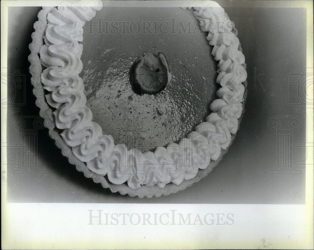 1985 Tart Baked Dish Pastry Sweet Food Mich - Historic Images