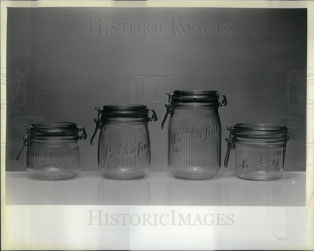 1983 French Style Jar Glass Lid Hinge - Historic Images