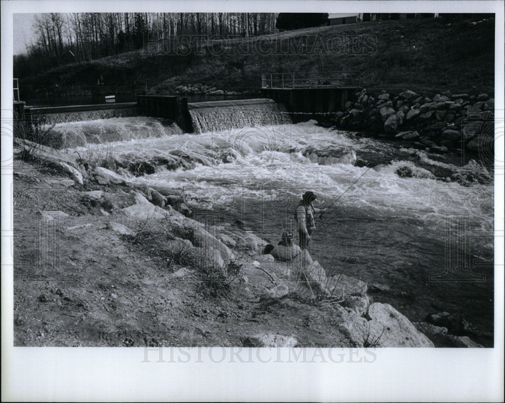1983 Spring Season Fishing Betsie Rivers - Historic Images