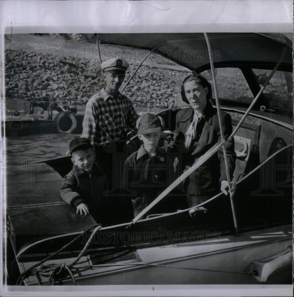 1955 Gospel Boat Louis Sail Louisiana - Historic Images