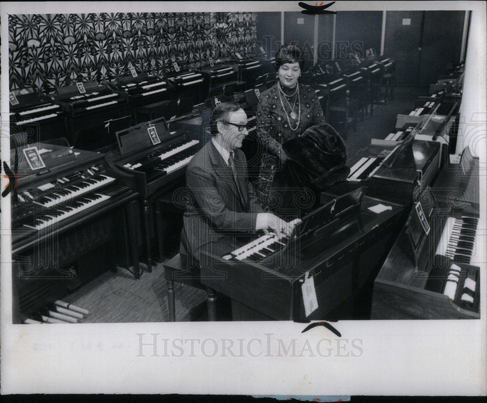 1975 Organ Ed Joswick Organ Louise - Historic Images