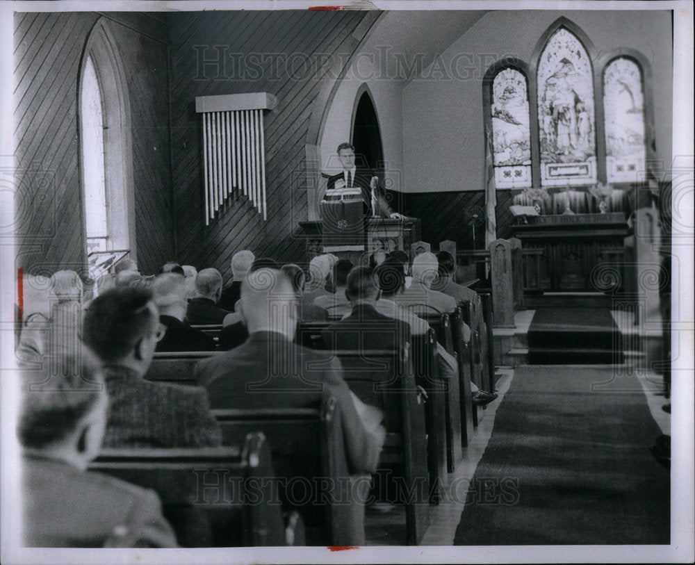 1957 Colchester Christ Church Org Michigan - Historic Images