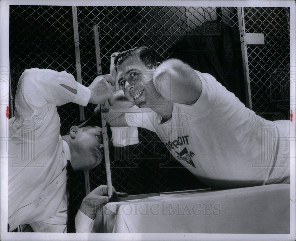 1957 Norman Krugel YMCA Orgs Det Exercise - Historic Images