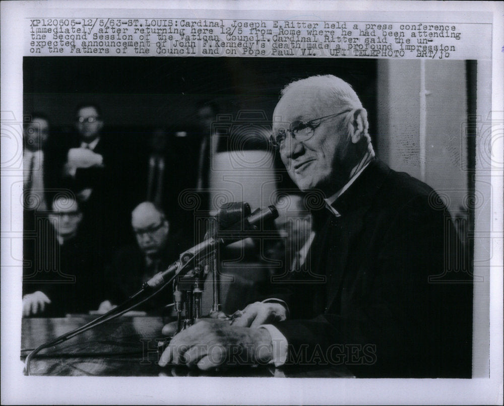 1963 Cardinal Joseph Ritter - Historic Images