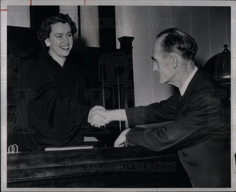 1953 Mrs Hick Griffiths American Lawyer - Historic Images