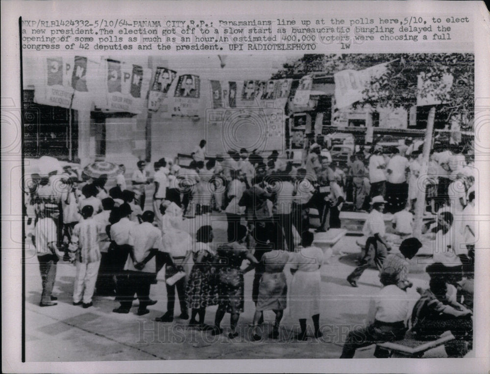 1964 Panamanian national election. - Historic Images